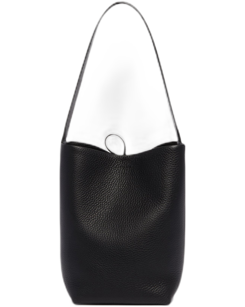Black Medium N/S Park Tote - THE ROW (Background Removed)