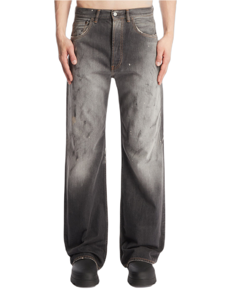 Gray Super Baggy Fit 2021M Jeans - ACNE STUDIOS (Background Removed)