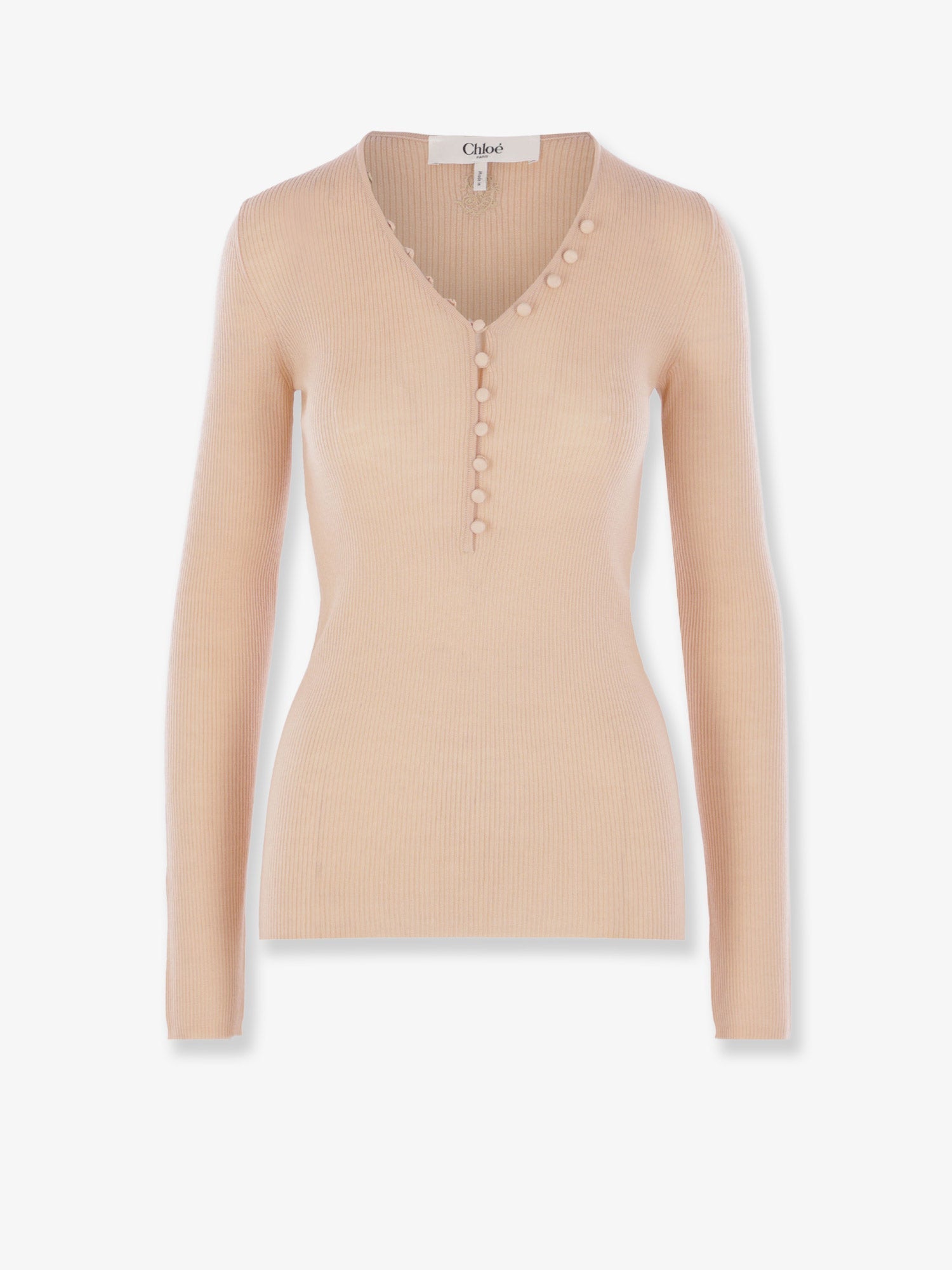 Ribbed Wool Sweater CHLOE оригінал – Купити в Україні – боковий вид