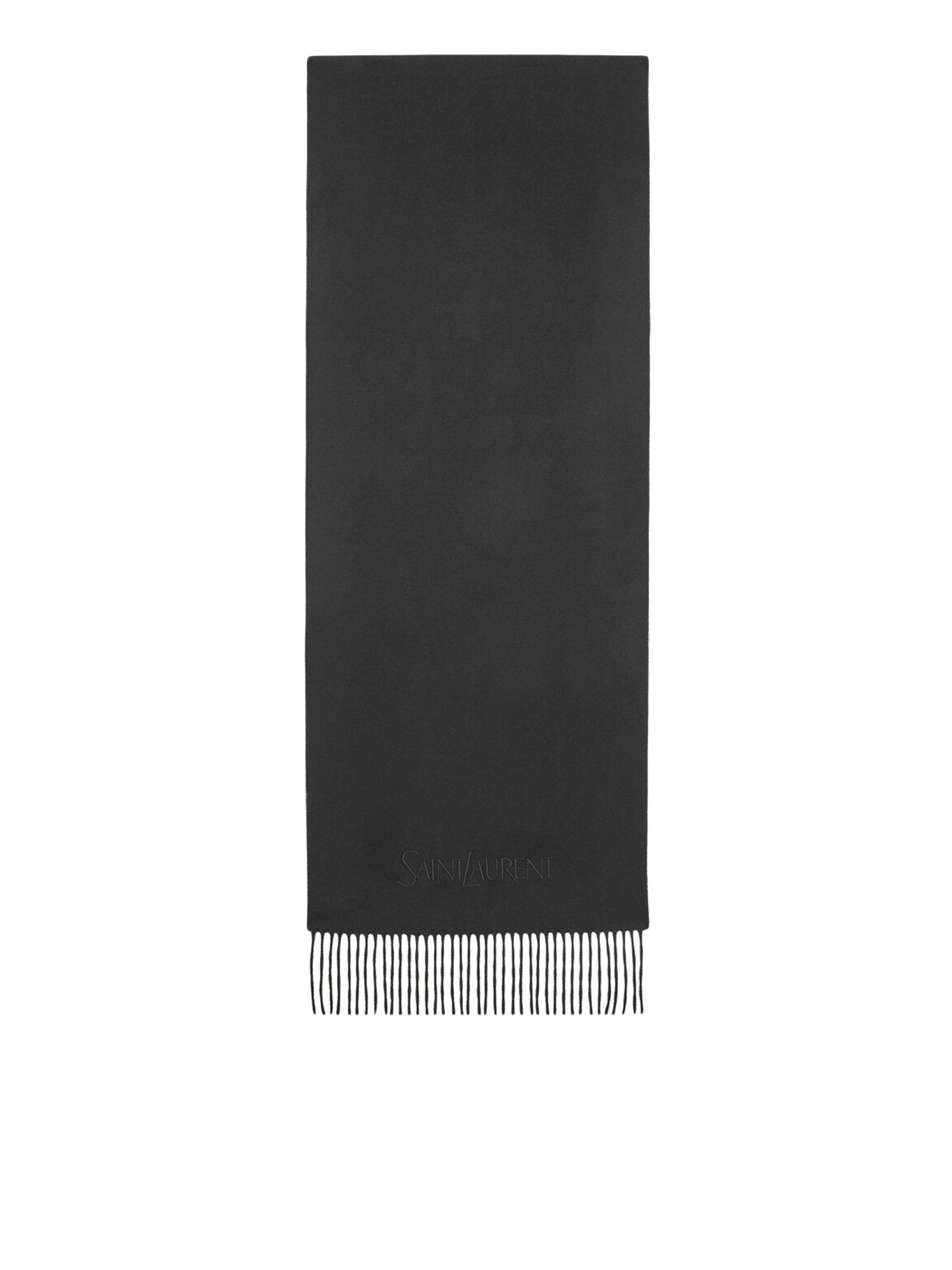 SCARF IN CASHMERE JACQUARD SAINT LAURENT – Гарантія оригінальності – боковий вид