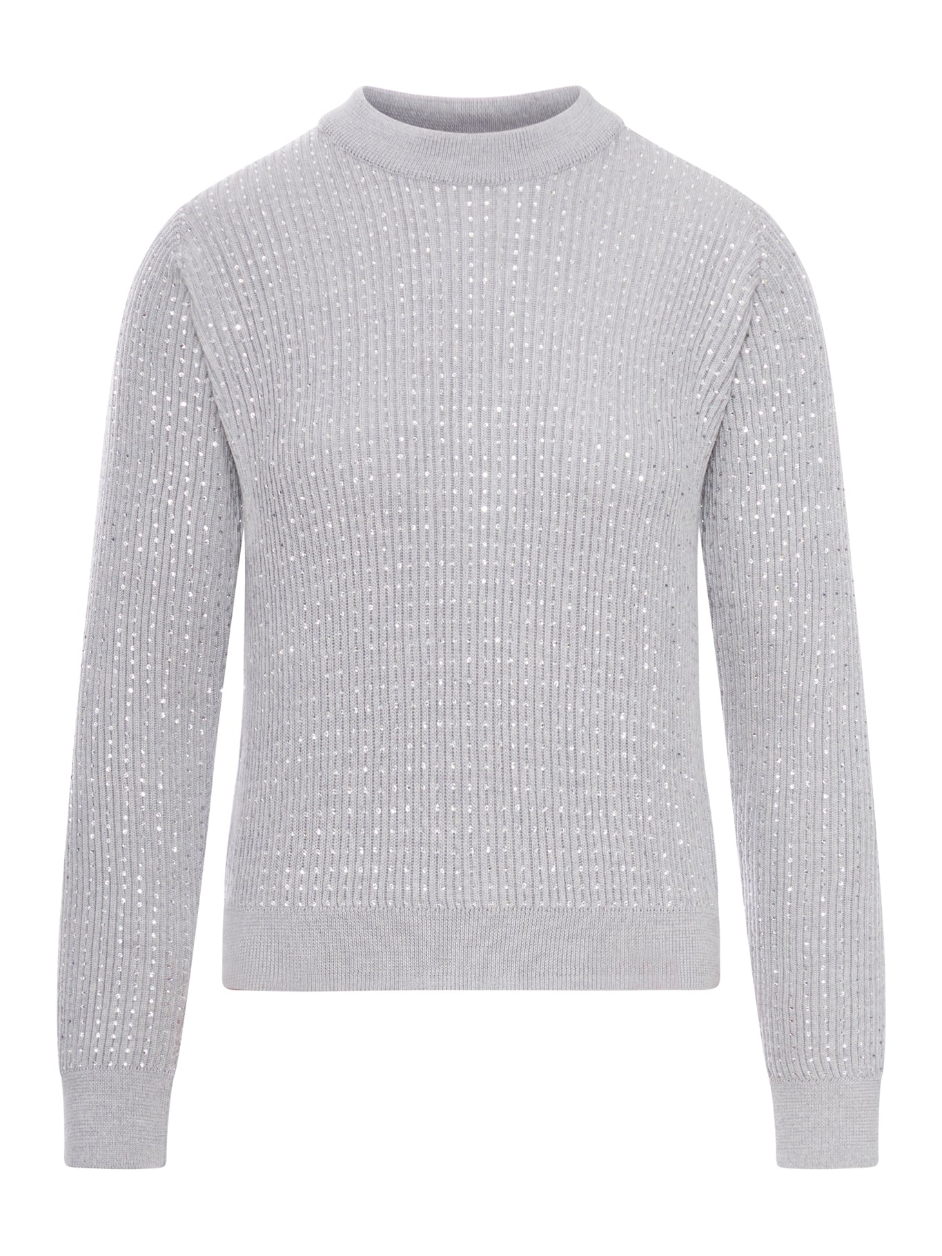 Оригінальна SWEATER WITH ALL-OVER CRYSTALS GOLDEN GOOSE – боковий вид