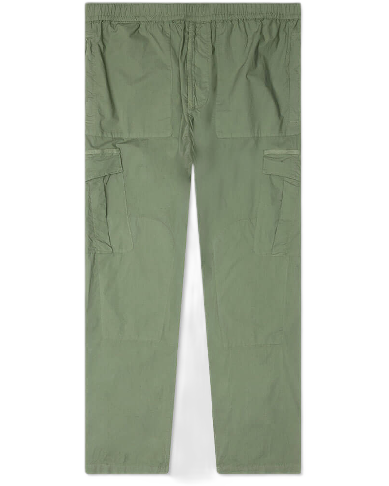 Light Cargo Pants - Sage - STONE ISLAND (Background Removed)