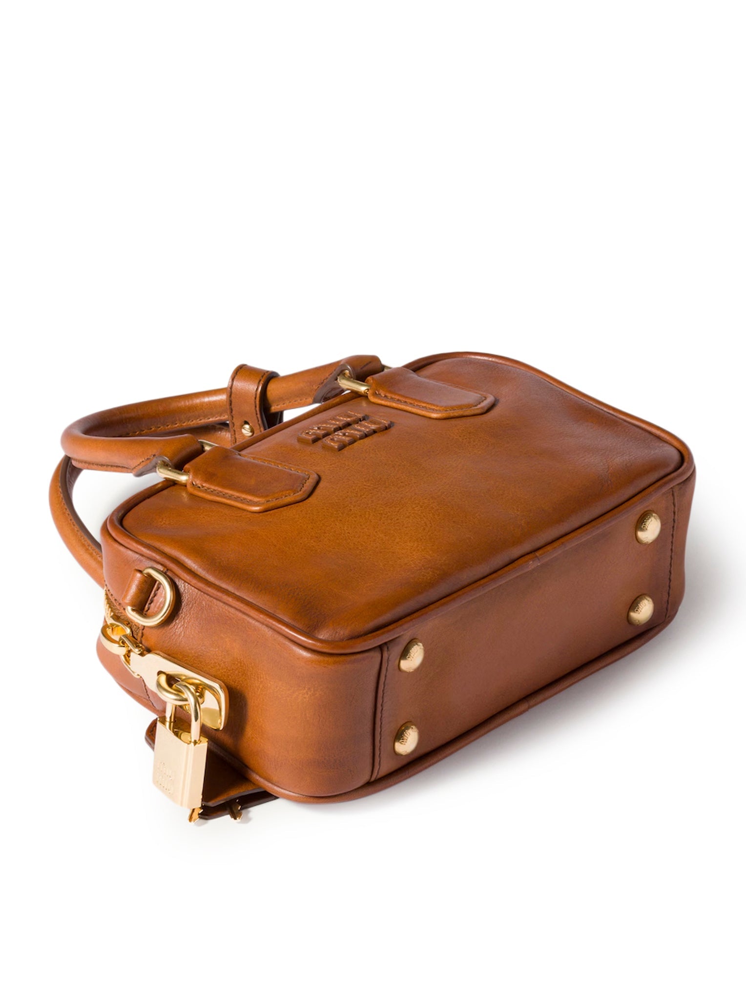 Оригінальна ARCADIE LEATHER BAG MIU MIU – збільшений вид