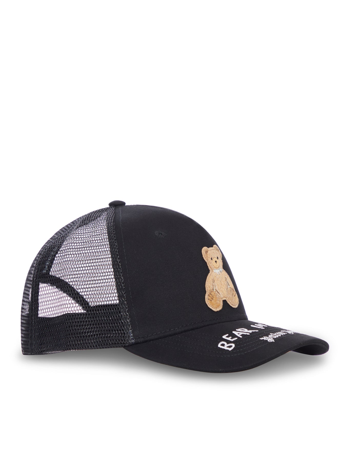 BEAR IN MIND TRUCKER HAT PALM ANGELS – Гарантія оригінальності – вид ззаду