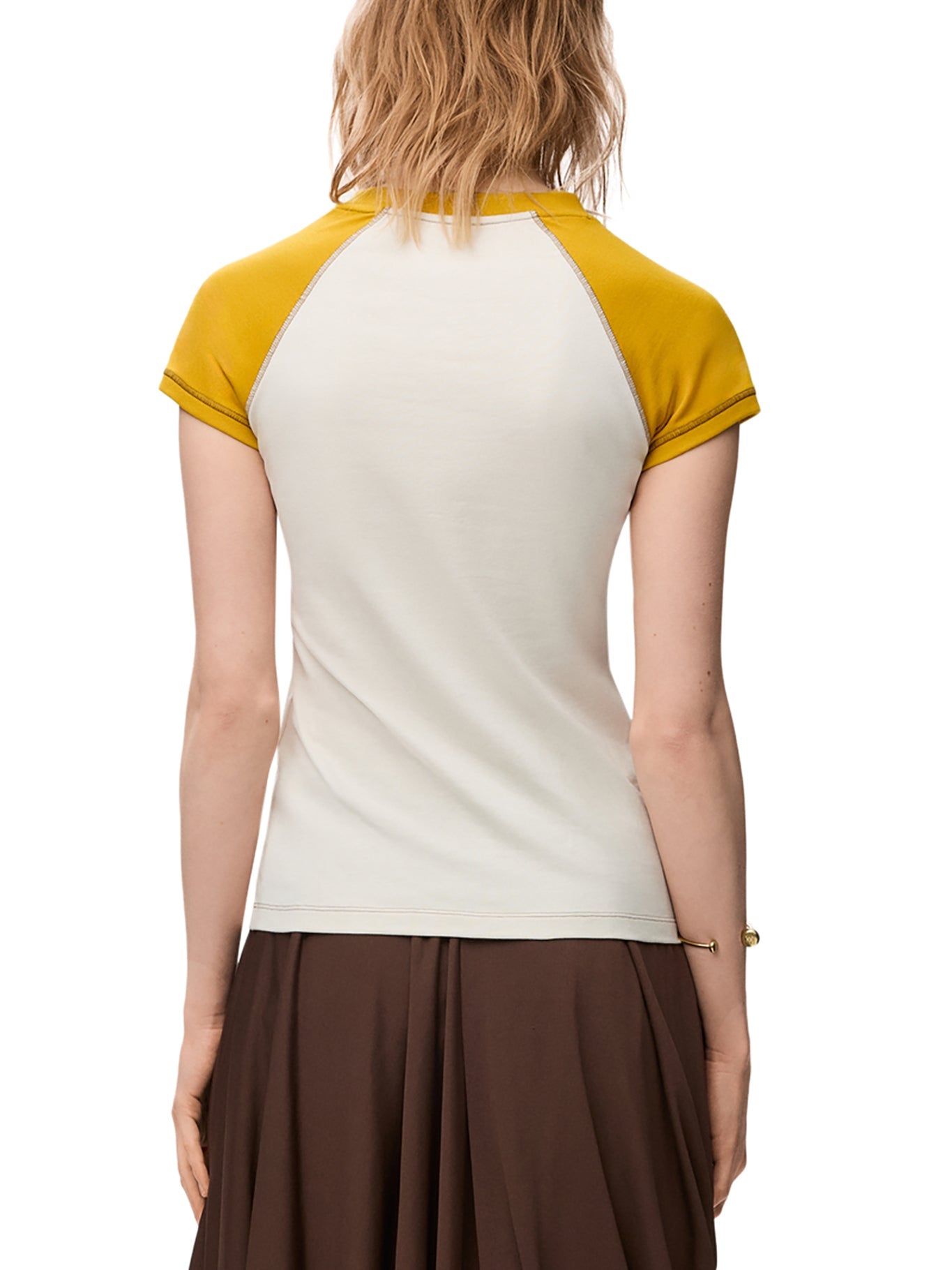SLIM FIT T-SHIRT IN COTTON BLEND LOEWE оригінал – Купити в Україні – збільшений вид