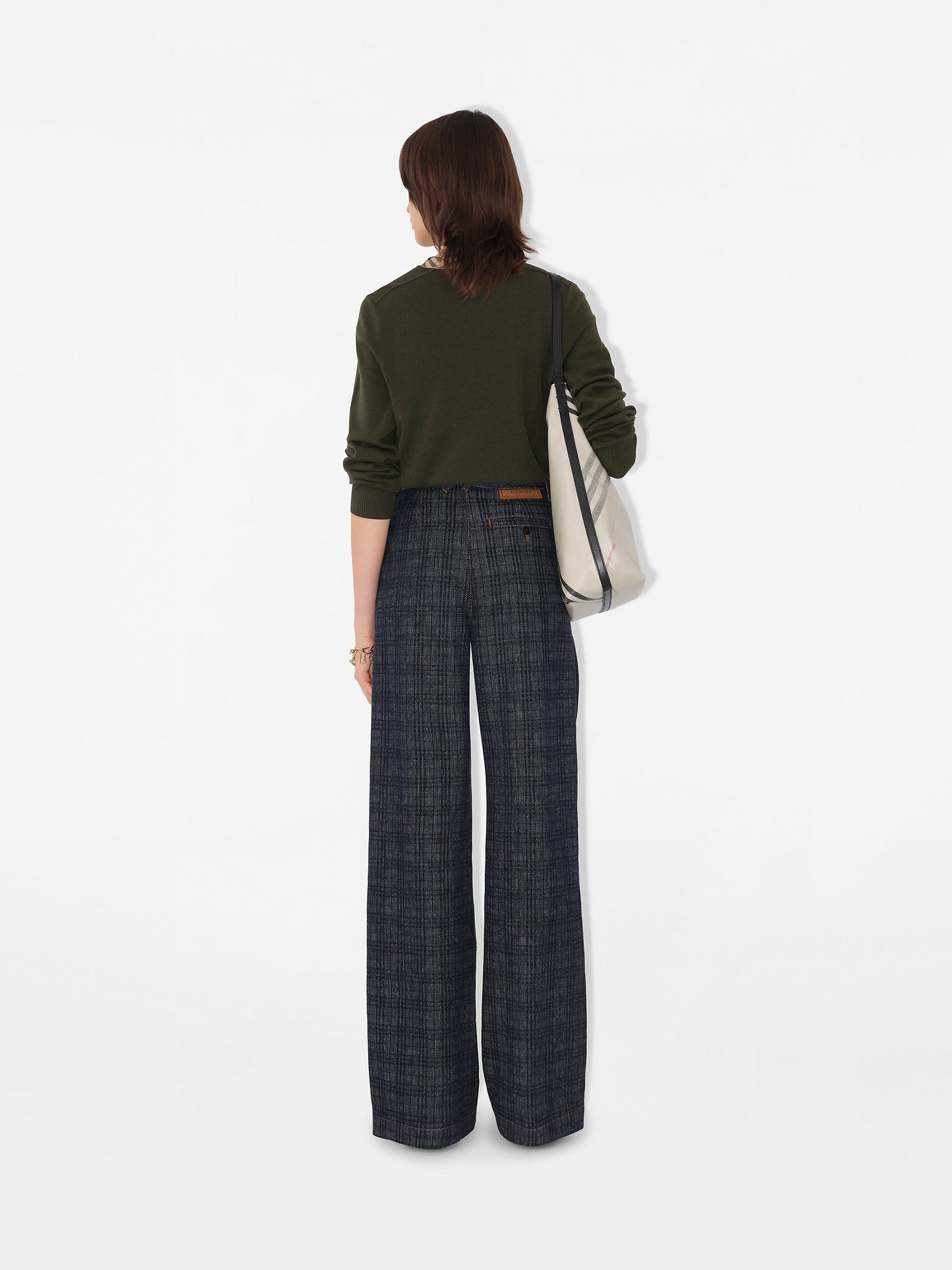 Check Trim Sweater BURBERRY – Гарантія оригінальності – збільшений вид