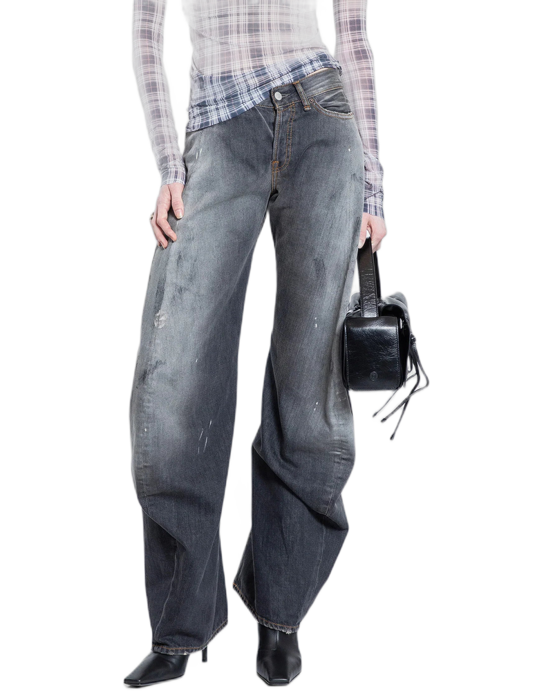 ACNE STUDIOS JEANS NERI DONNA - ACNE STUDIOS (Background Removed)