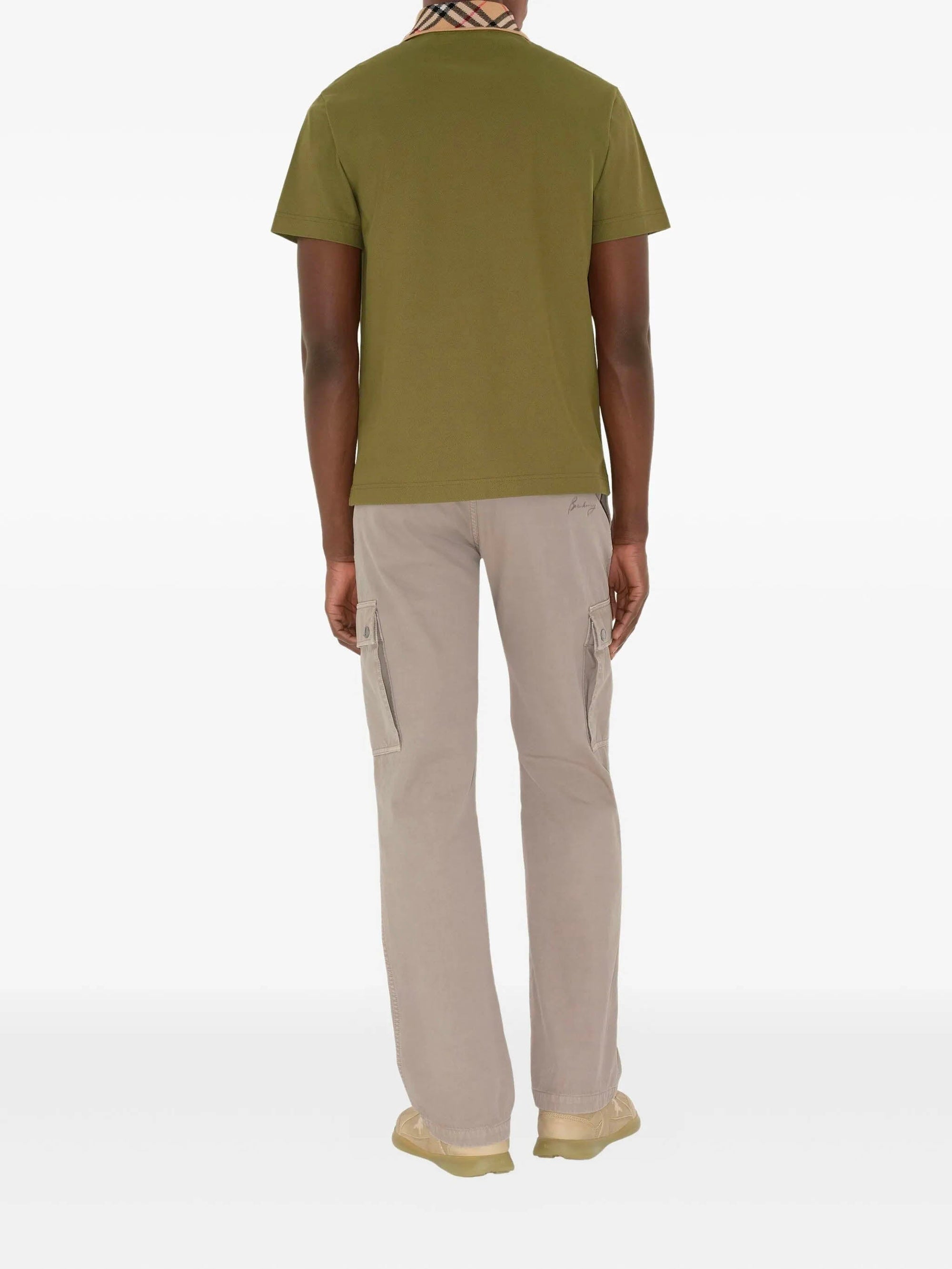 Check Collar Polo Shirt BURBERRY – Гарантія оригінальності – збільшений вид