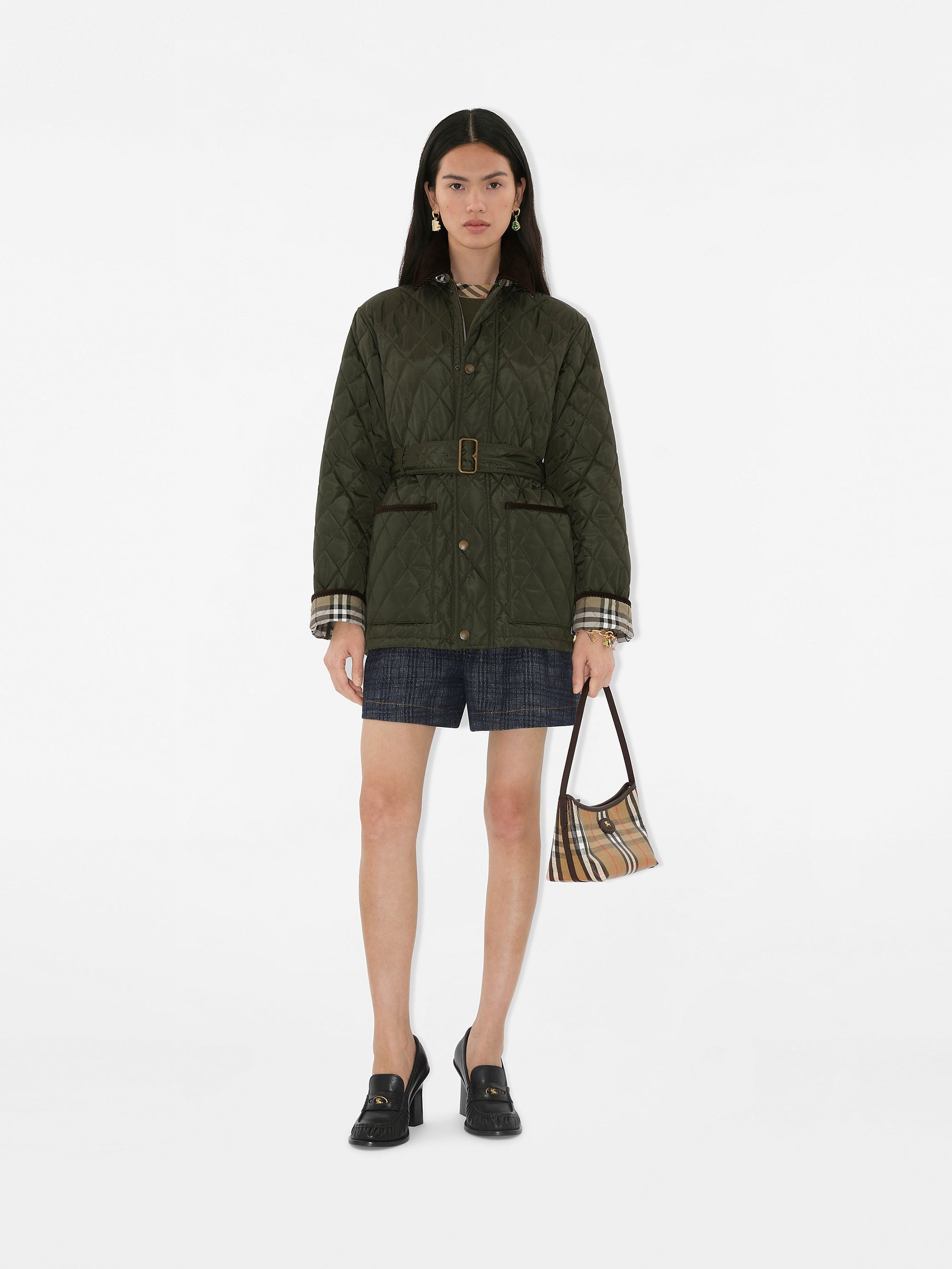 Оригінальна Quilted nylon jacket BURBERRY – детальний вид