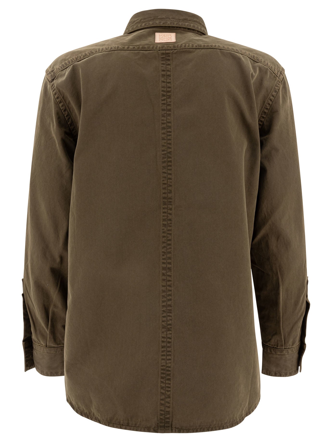 Cotton Overshirt Jacket LOEWE оригінал – Купити в Україні – вид ззаду