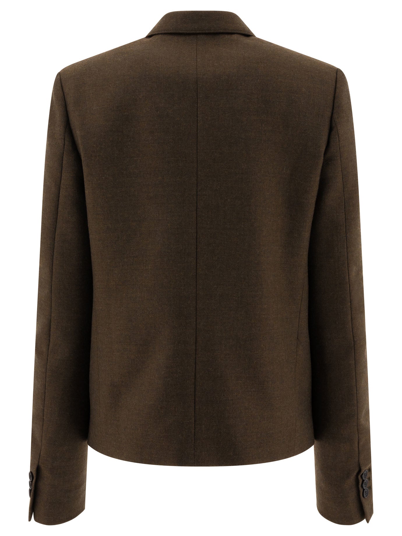Double Breasted Wool Blazer LOEWE – Гарантія оригінальності – вид ззаду