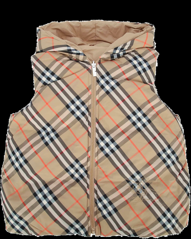 BG_REMOVED_CATALOG_Reversible Check Vest - BURBERRY