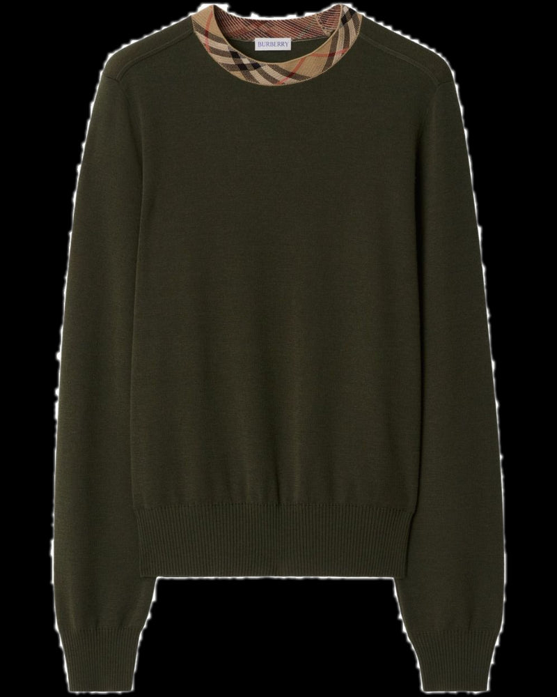 BG_REMOVED_CATALOG_Check Trim Sweater - BURBERRY