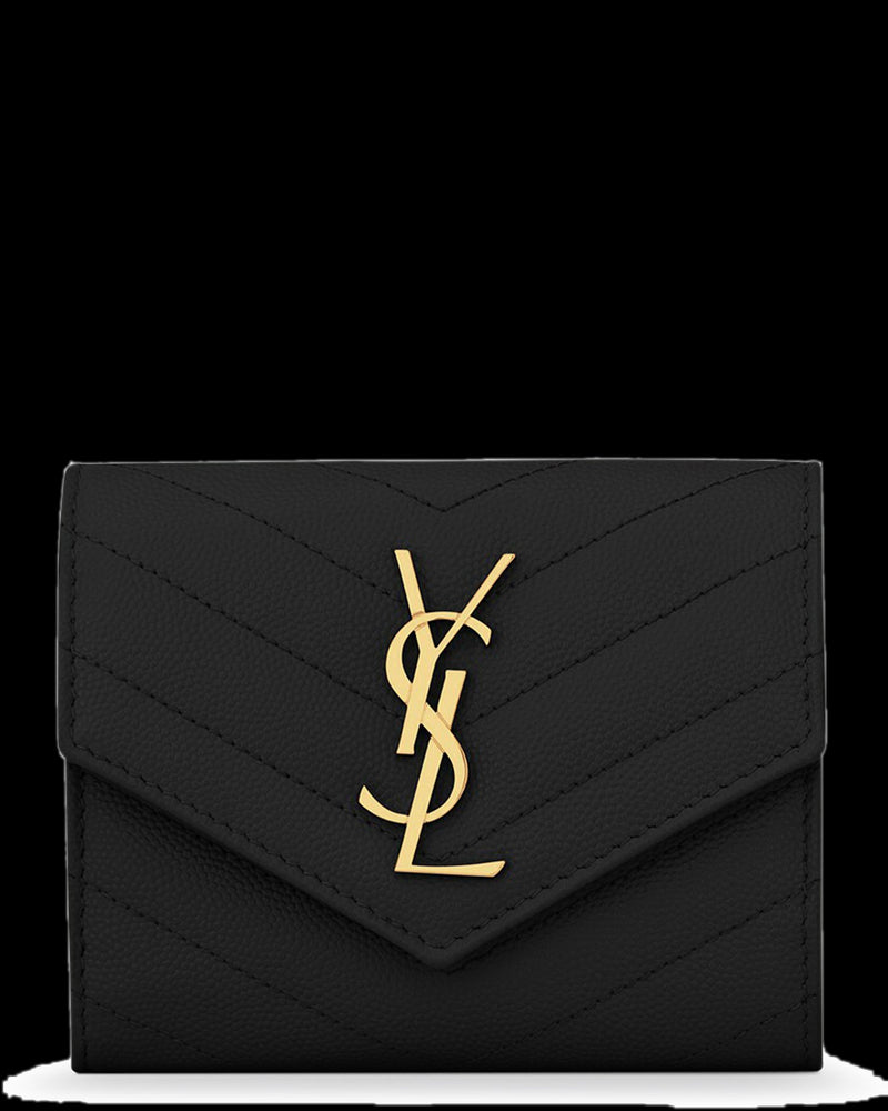 BG_REMOVED_CATALOG_CASSANDRE MATELASSE` WALLET - SAINT LAURENT