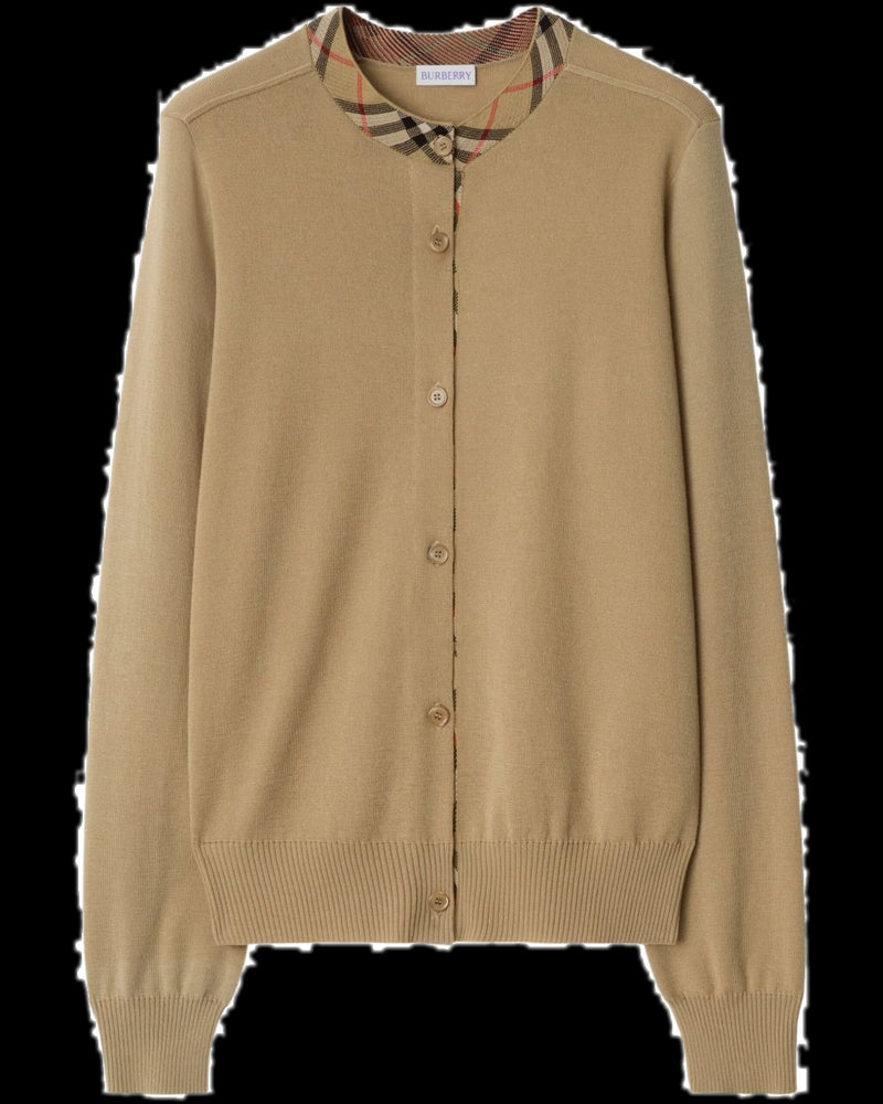 BG_REMOVED_CATALOG_Check trim cardigan - BURBERRY