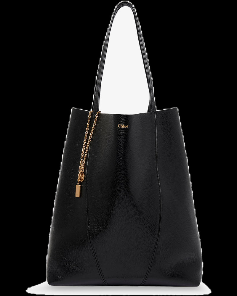 BG_REMOVED_CATALOG_Spin Leather Shoulder Bag - CHLOE