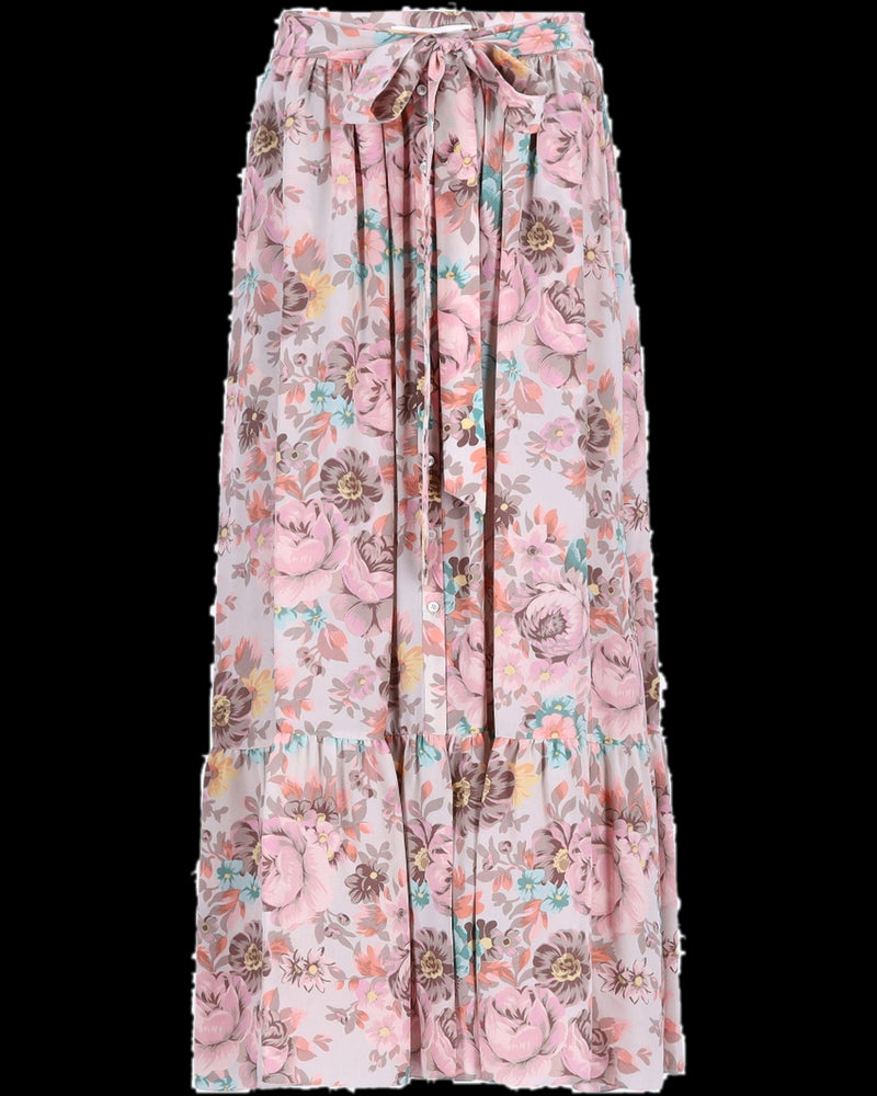 BG_REMOVED_CATALOG_Gathered silk midi skirt - CHLOE