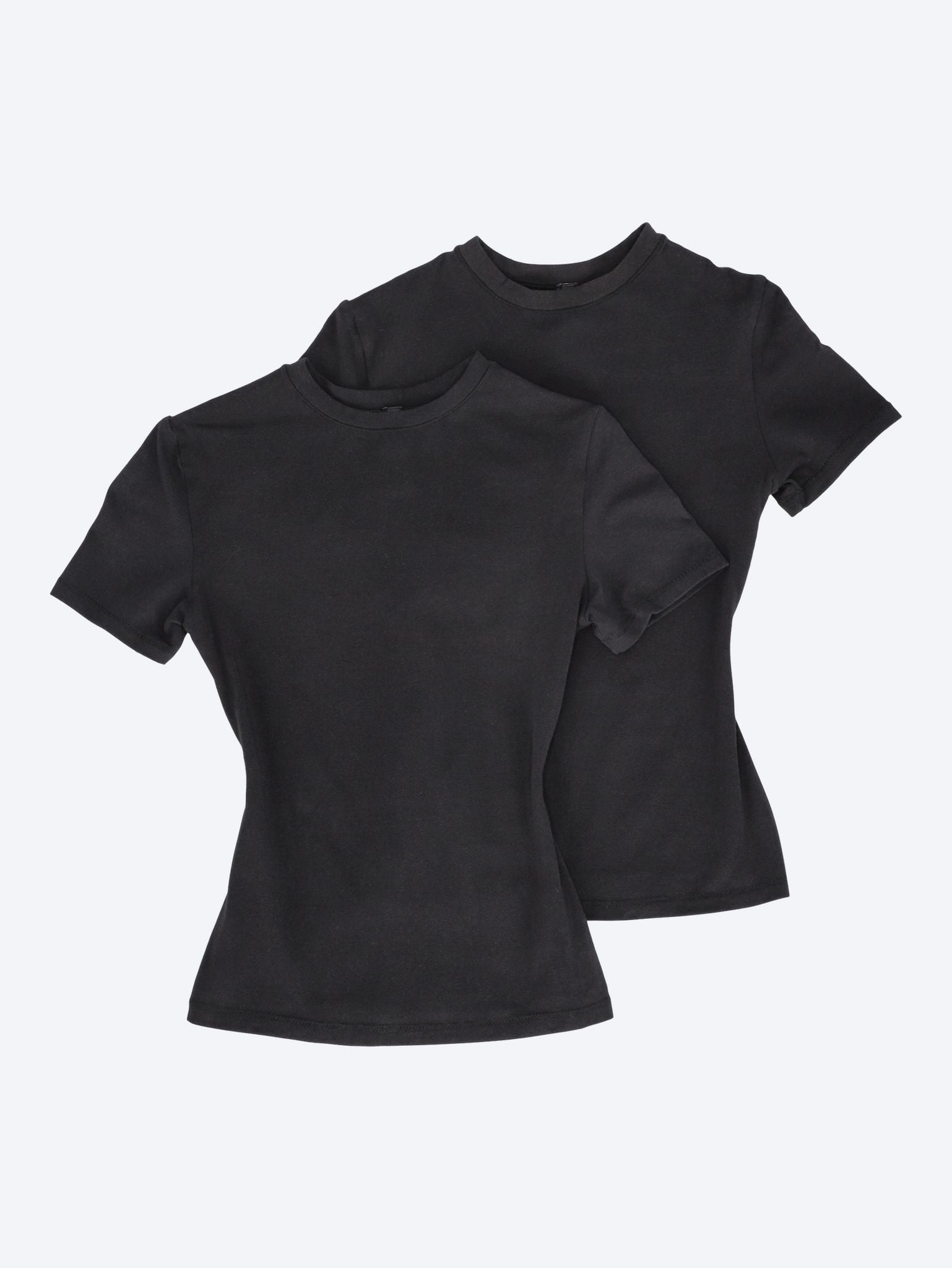 Cotton jersey 2 pack t-shirt SKIMS оригінал – Купити в Україні – боковий вид