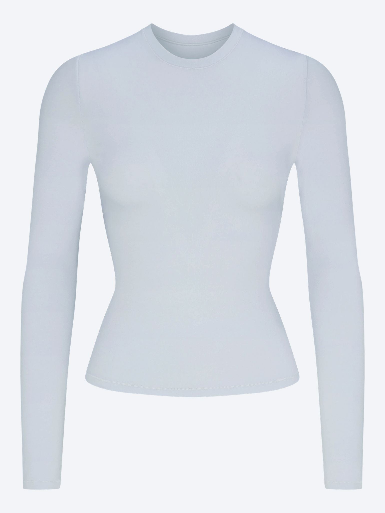 Cotton jersey long sleeve t-shirt SKIMS оригінал – Купити в Україні – боковий вид