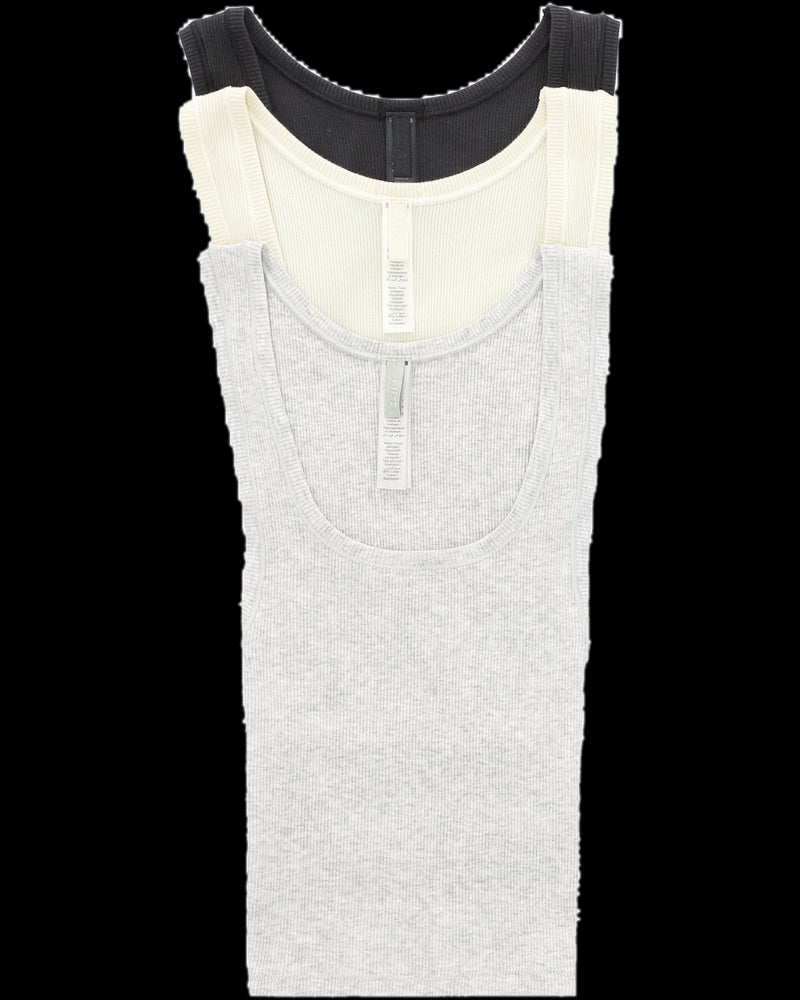 BG_REMOVED_CATALOG_Cotton rib tank 3-pack - SKIMS