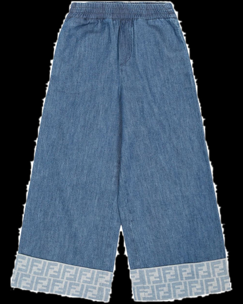 BG_REMOVED_CATALOG_Denim junior trousers - FENDI