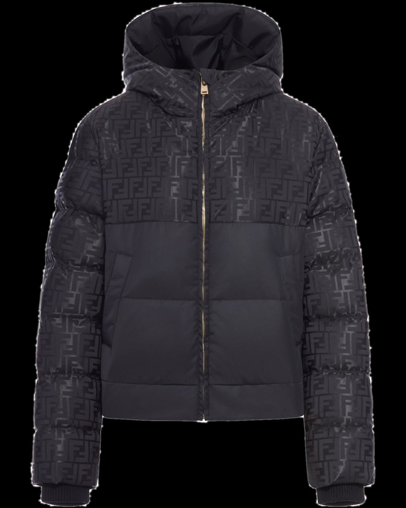 BG_REMOVED_CATALOG_PADDED JACKET IN FF JACQUARD TECHNICAL FABRIC - FENDI