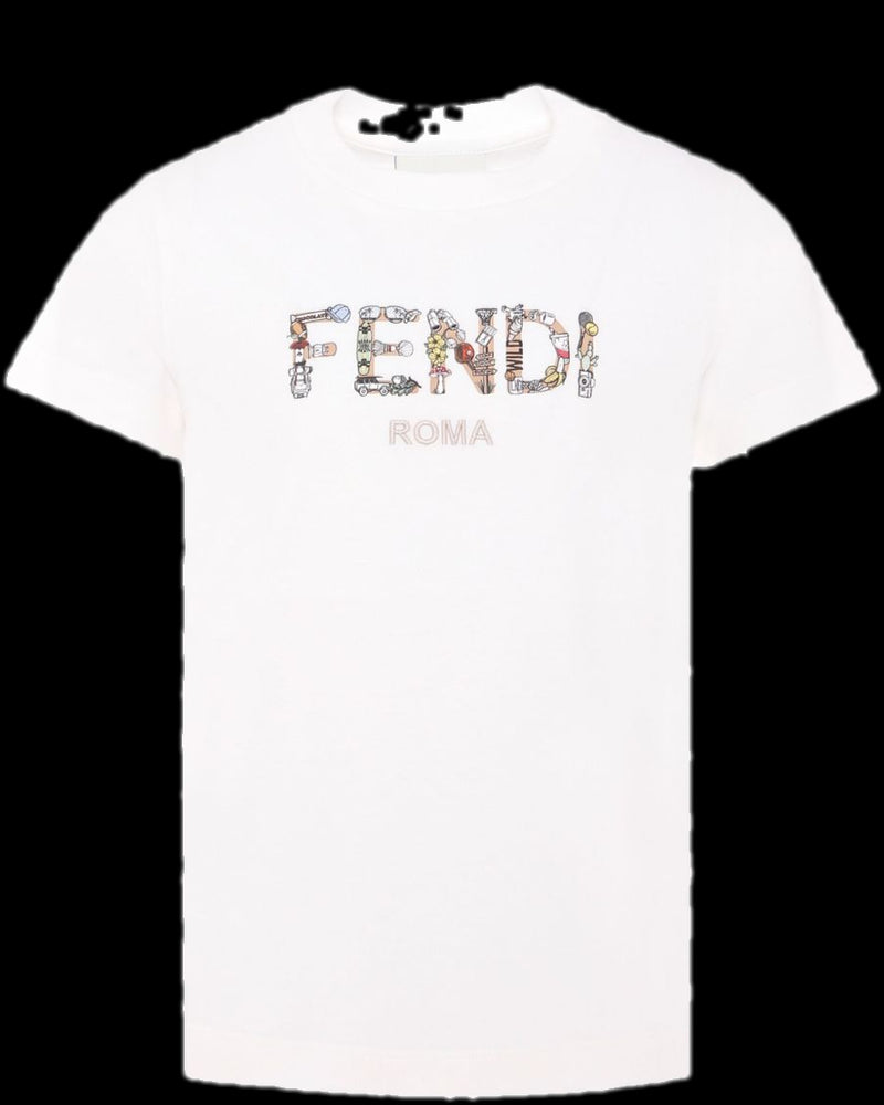 BG_REMOVED_CATALOG_Logo T-shirt - FENDI