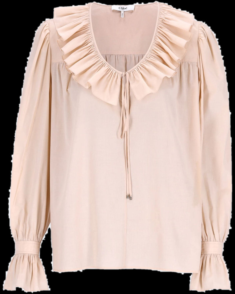 BG_REMOVED_CATALOG_Gathered ruffle top - CHLOE