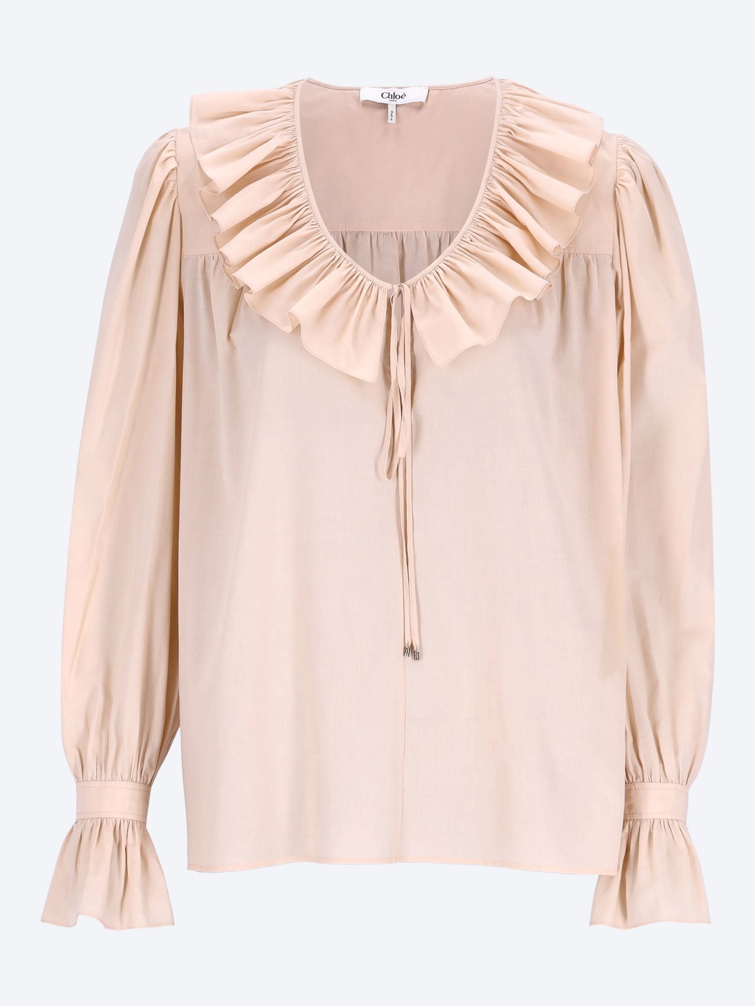 Оригінальна Gathered ruffle top CHLOE – боковий вид