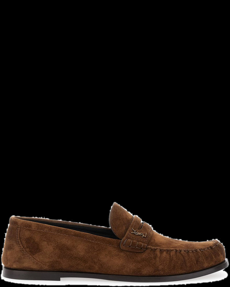 BG_REMOVED_CATALOG_LAURENT SUEDE LOAFERS - SAINT LAURENT
