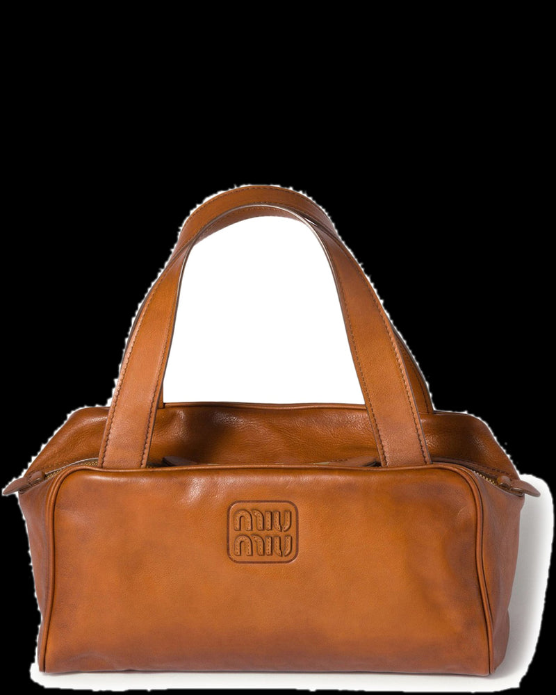 BG_REMOVED_CATALOG_LEATHER TOP HANDLE BAG - MIU MIU