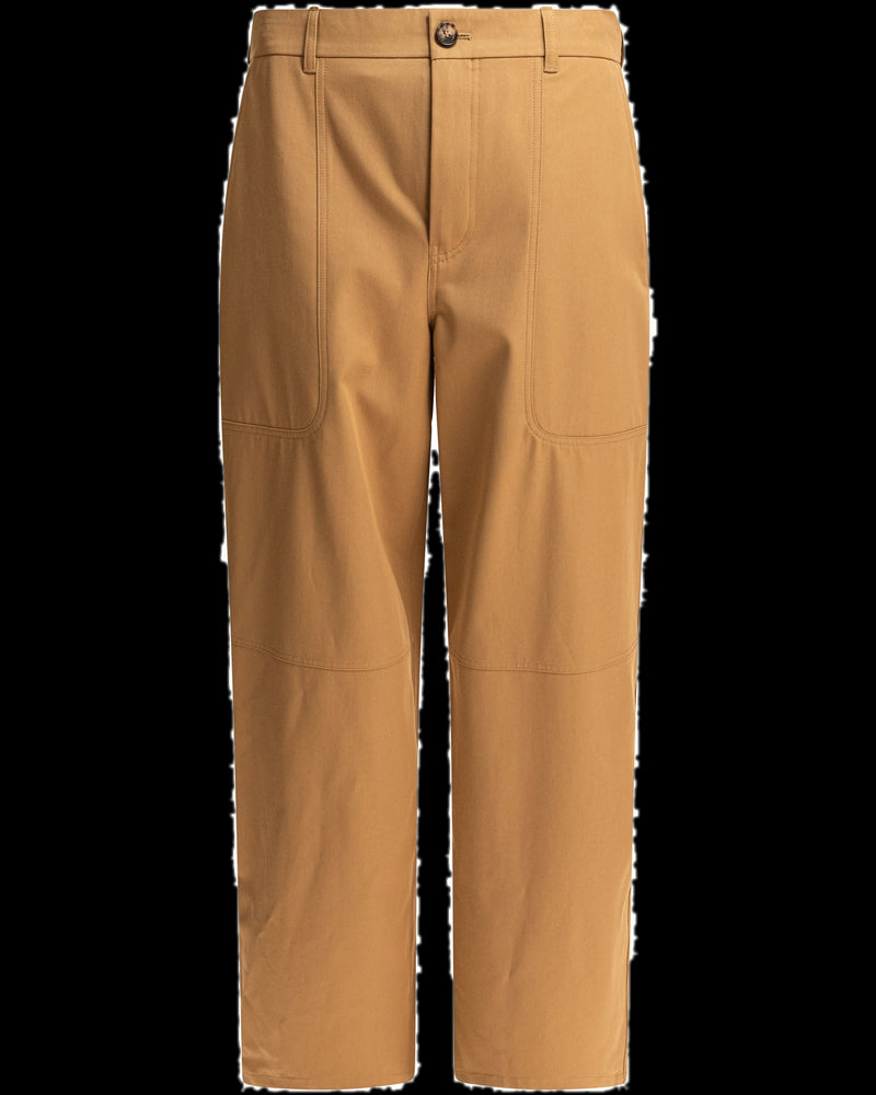 BG_REMOVED_CATALOG_Cotton And Silk Cargo Trousers - LOEWE