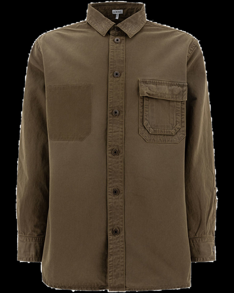 BG_REMOVED_CATALOG_Cotton Overshirt Jacket - LOEWE