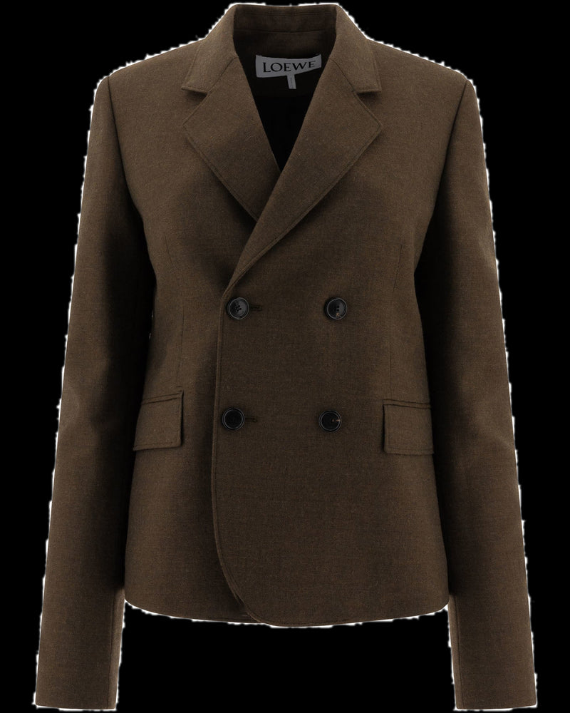 BG_REMOVED_CATALOG_Double Breasted Wool Blazer - LOEWE