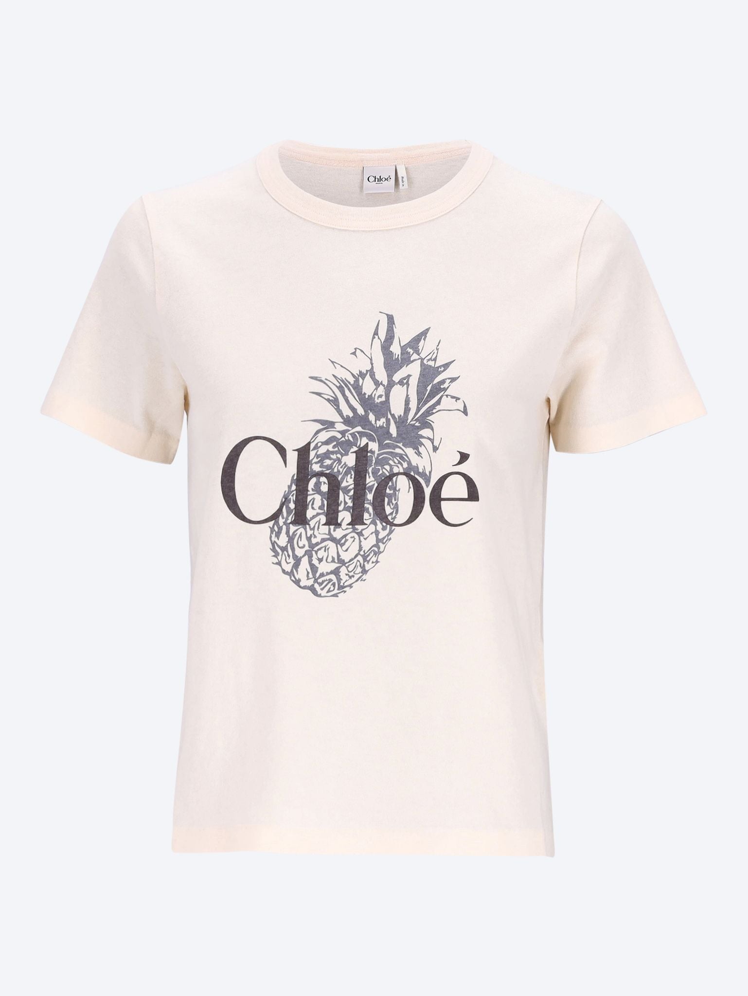Оригінальна Pineapple logo fitted t-shirt CHLOE – боковий вид