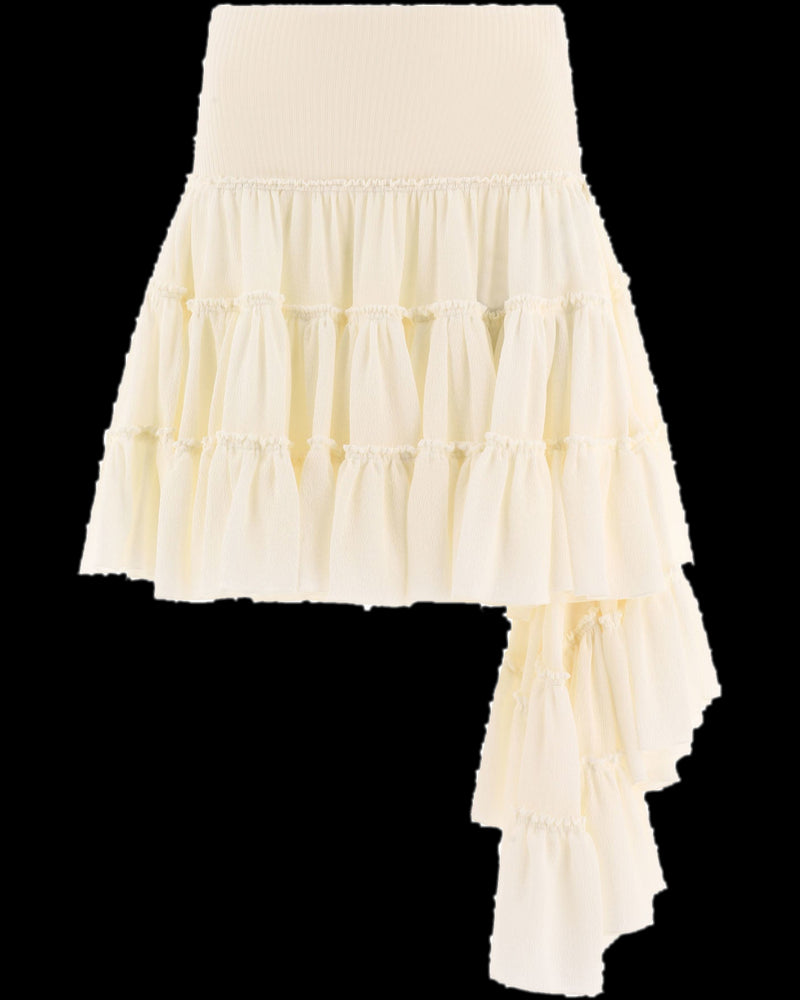 BG_REMOVED_CATALOG_Ruffled Skirt - LOEWE