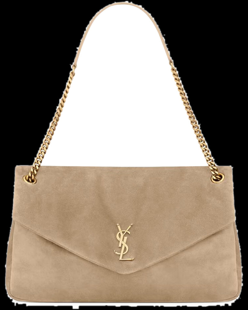 BG_REMOVED_CATALOG_CALYPSO LARGE SUEDE BAG - SAINT LAURENT