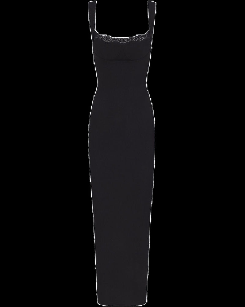 BG_REMOVED_CATALOG_Soft lounge lace tank dress - SKIMS