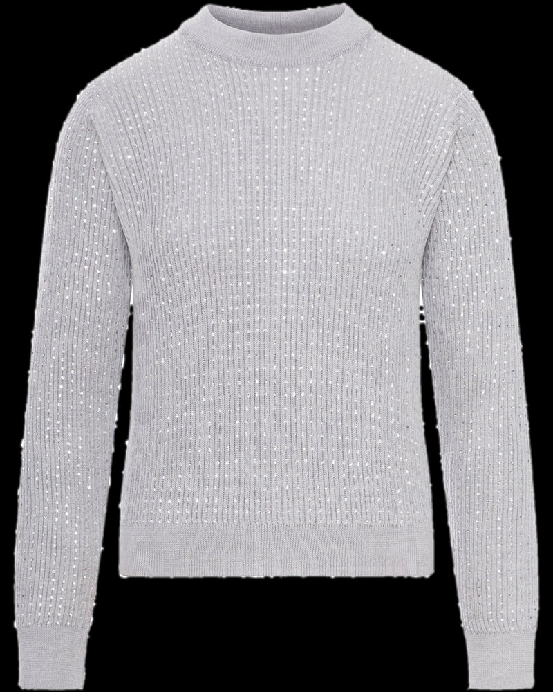 BG_REMOVED_CATALOG_SWEATER WITH ALL-OVER CRYSTALS - GOLDEN GOOSE