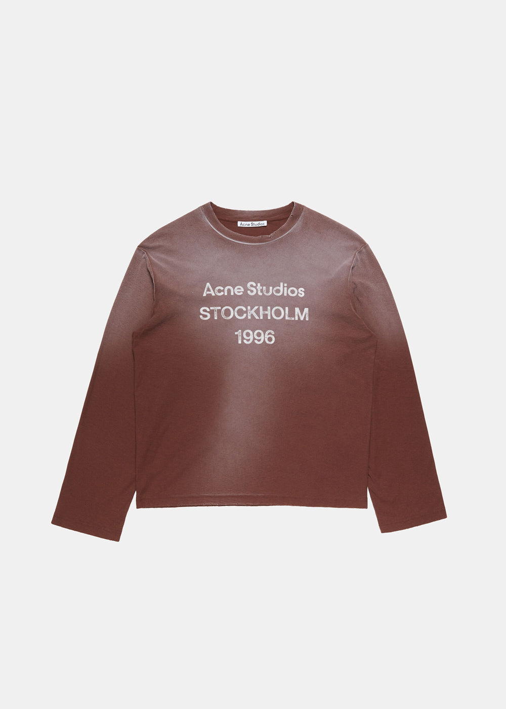 Chocolate Brown Logo T-Shirt Acne studios оригінал – Купити в Україні – боковий вид
