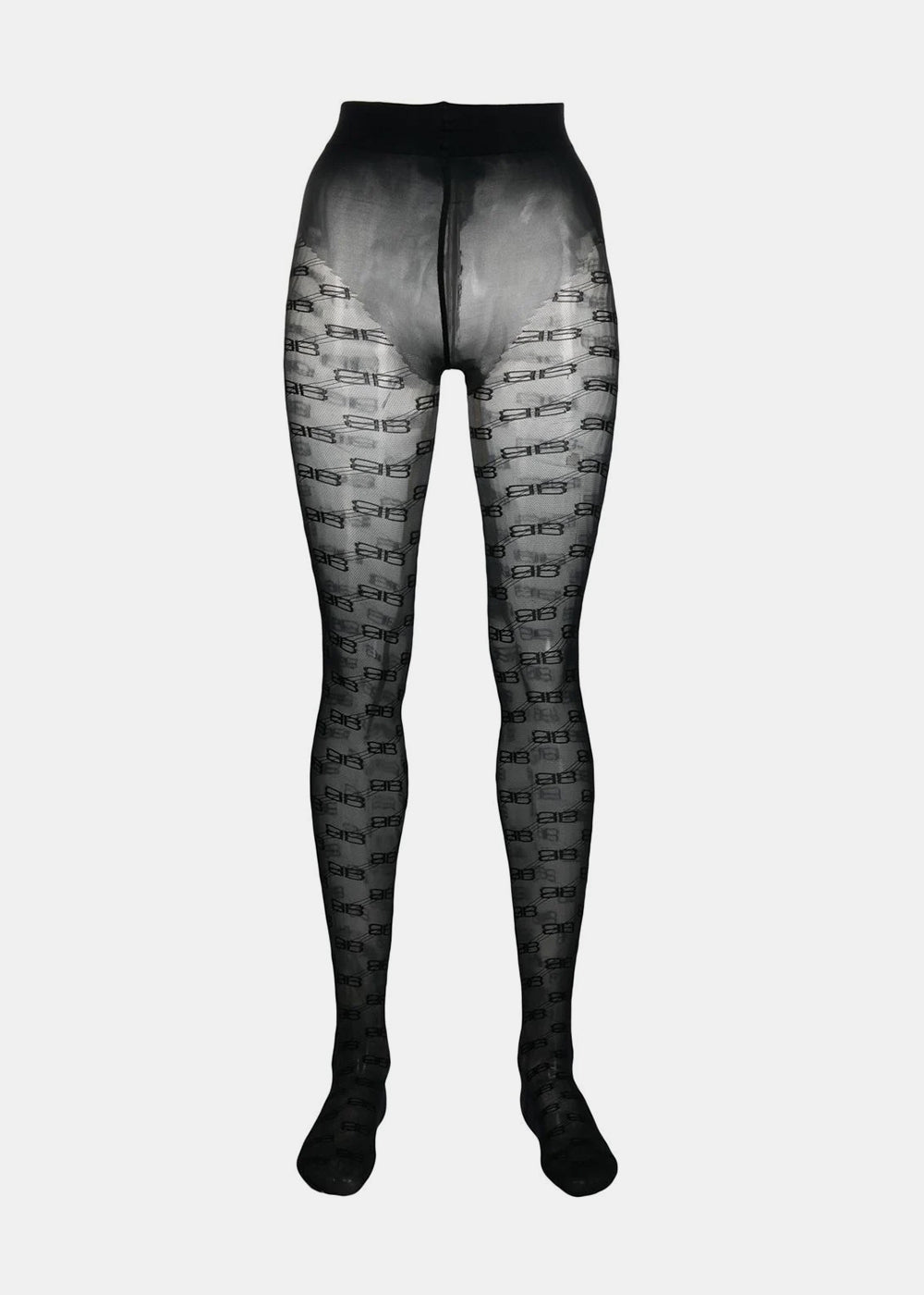 Black Bb Monogram Tights Balenciaga – Гарантія оригінальності – боковий вид