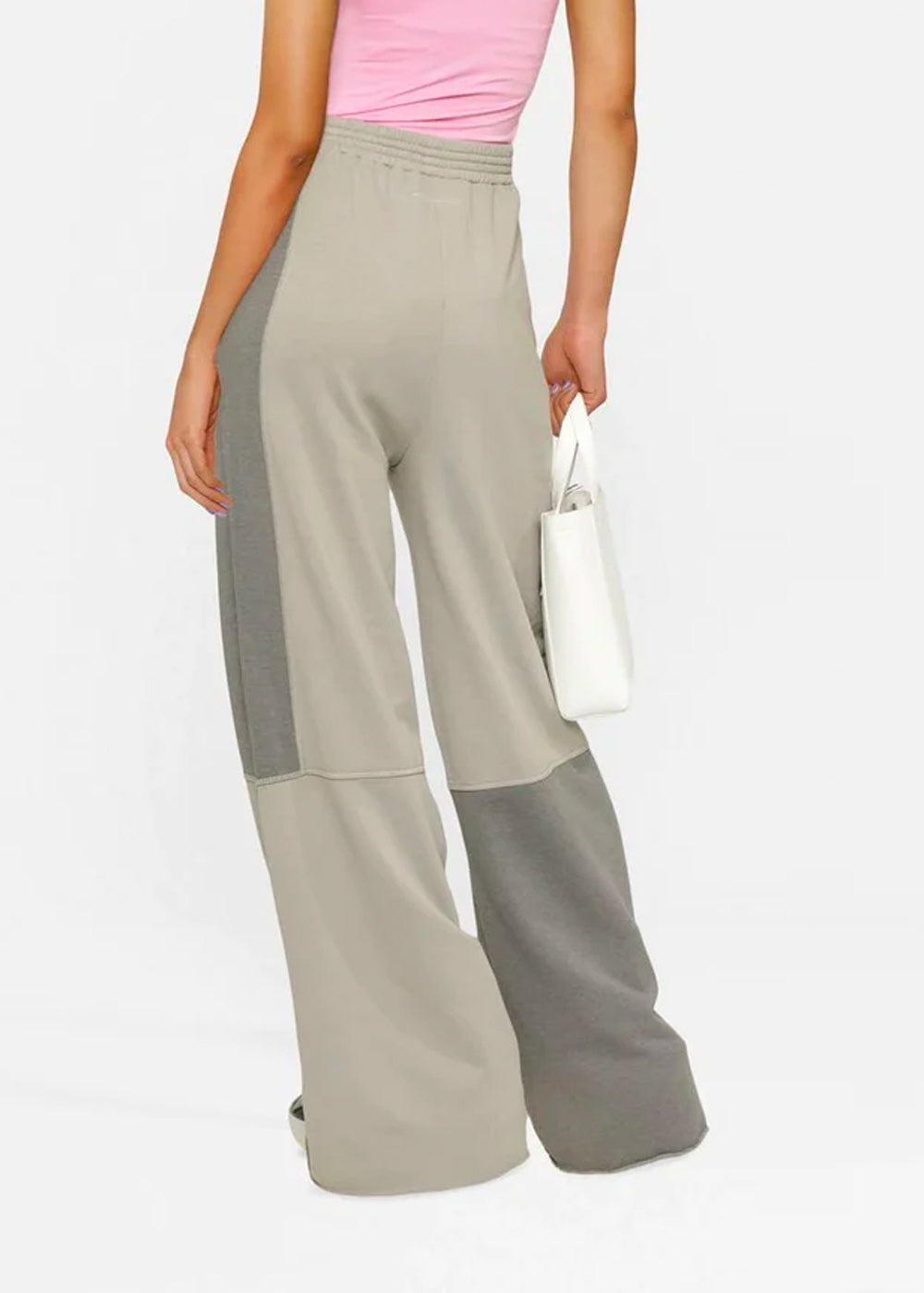 Оригінальна Greige Wide Leg Sweatpants Maison margiela – вид ззаду