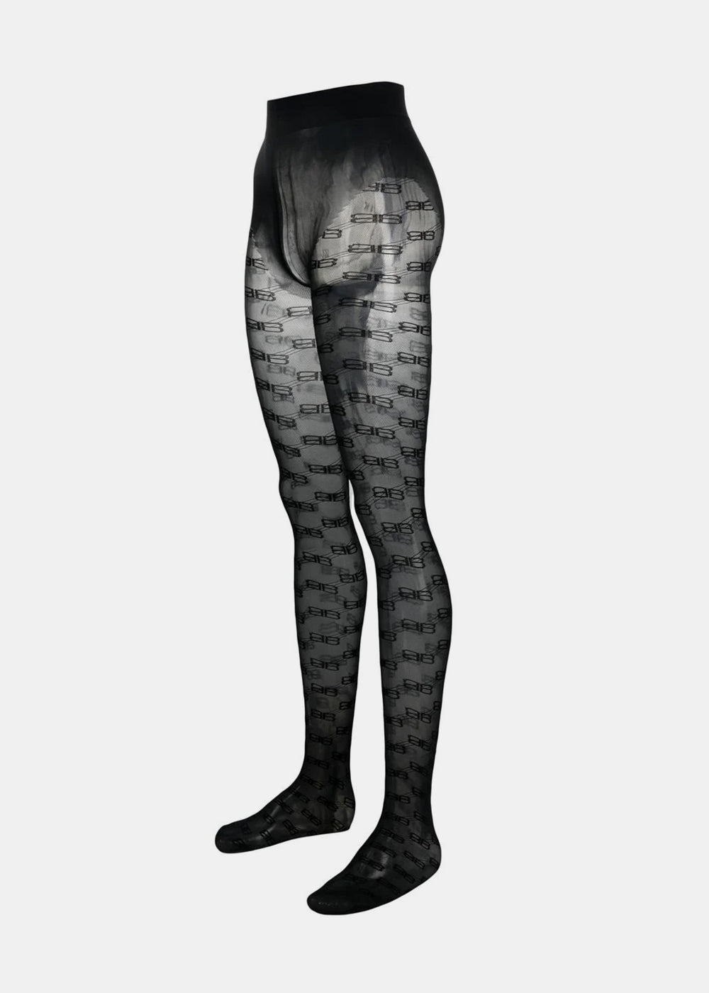 Black Bb Monogram Tights Balenciaga – Гарантія оригінальності – детальний вид