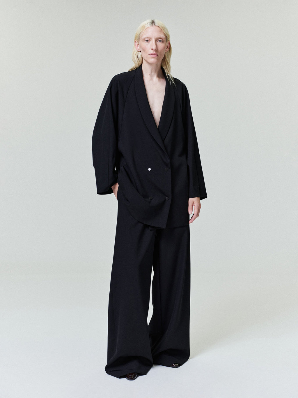 Womens Wool Ripstop Shawl Collar Jacket Fear of god оригінал – Купити в Україні – боковий вид