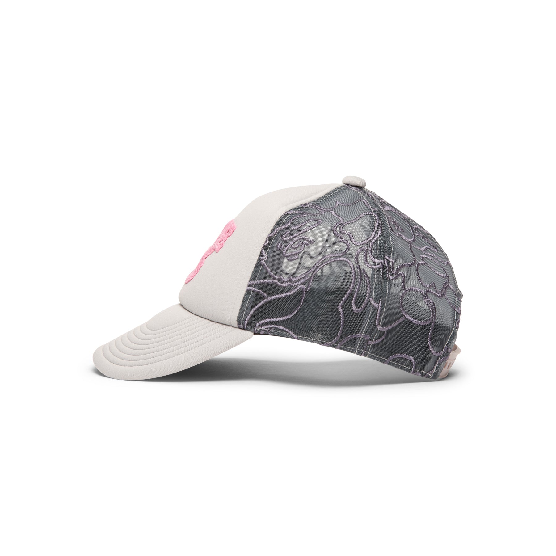 Line Camo Jacquard Mesh Blocking Logo Cap A bathing ape – Гарантія оригінальності – детальний вид