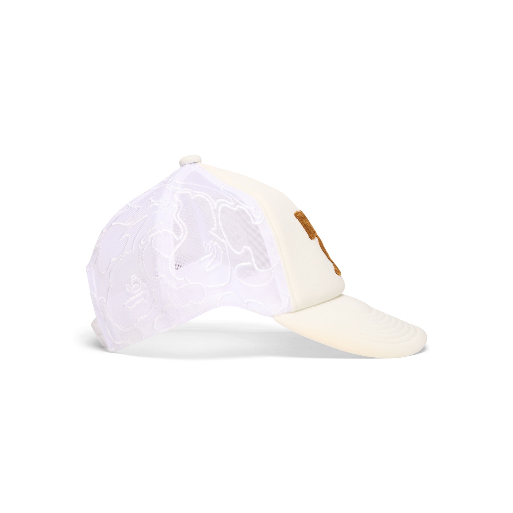 Line Camo Jacquard Mesh Blocking Logo Cap A bathing ape – Гарантія оригінальності – вид ззаду