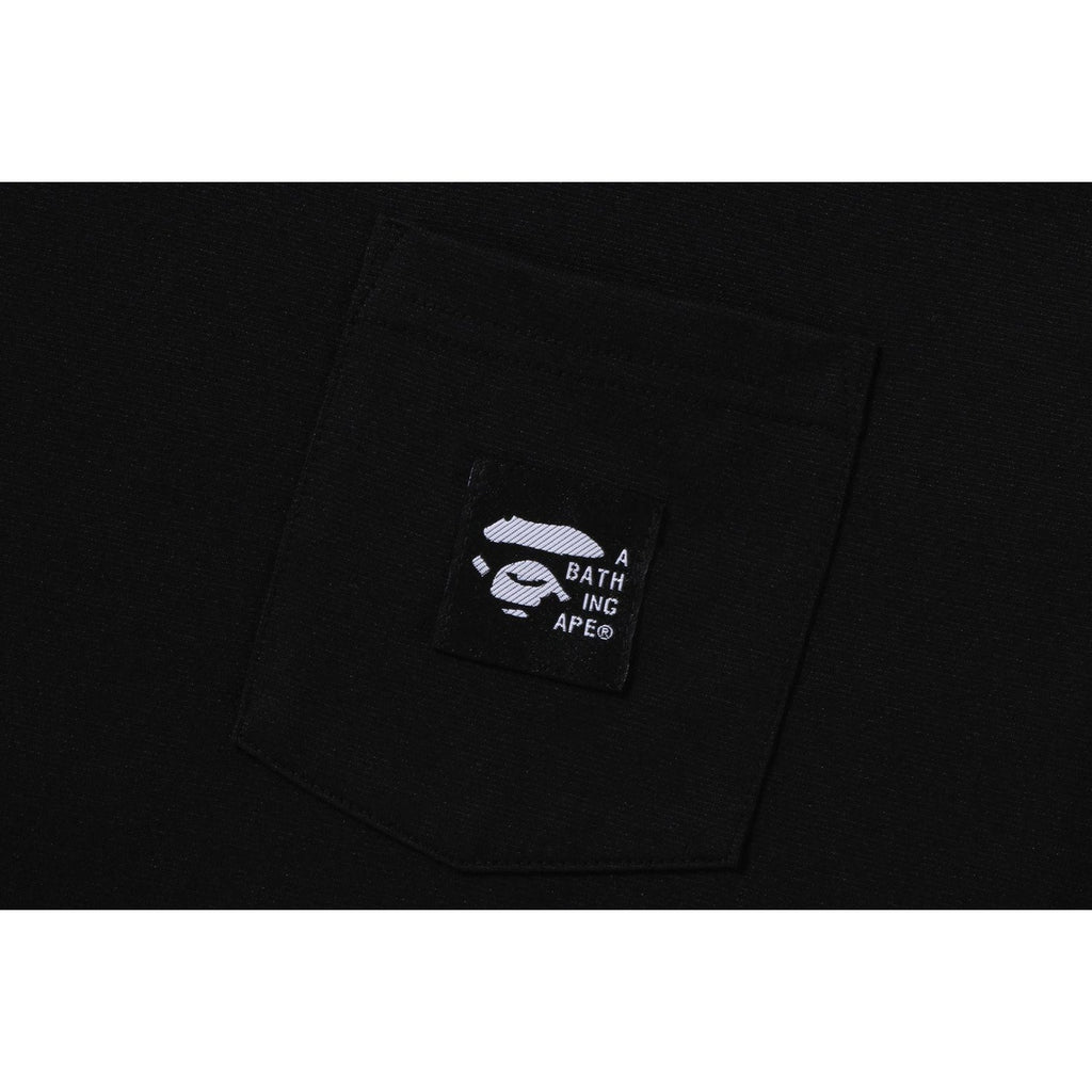 Оригінальна Label Pocket Tee Mens A bathing ape – вид ззаду