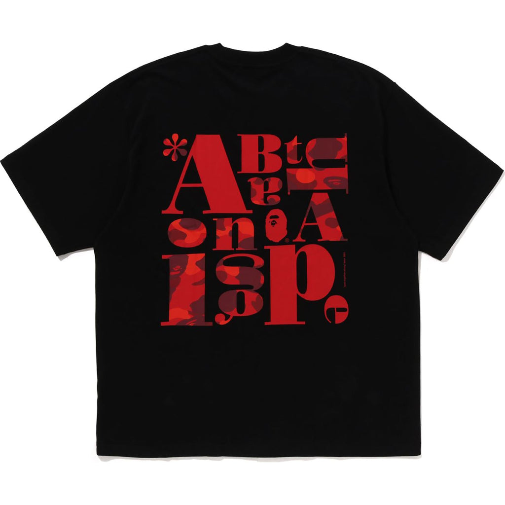 Text Graphic Tee Mens A bathing ape оригінал – Купити в Україні – вид ззаду