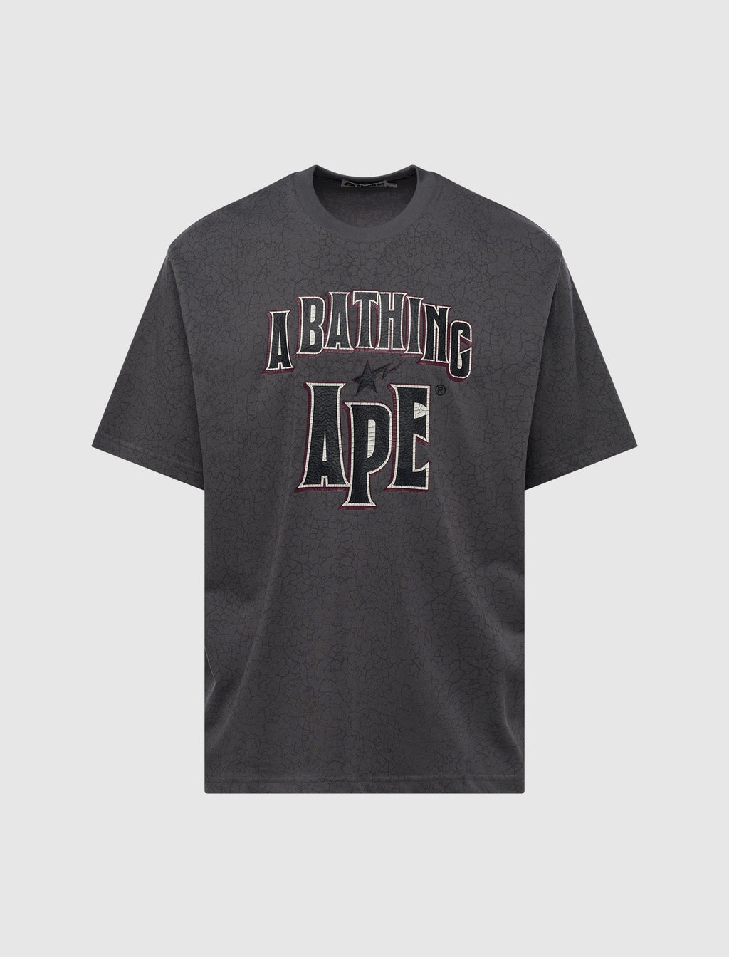 Оригінальна Crack Print Logo Tee A bathing ape – боковий вид