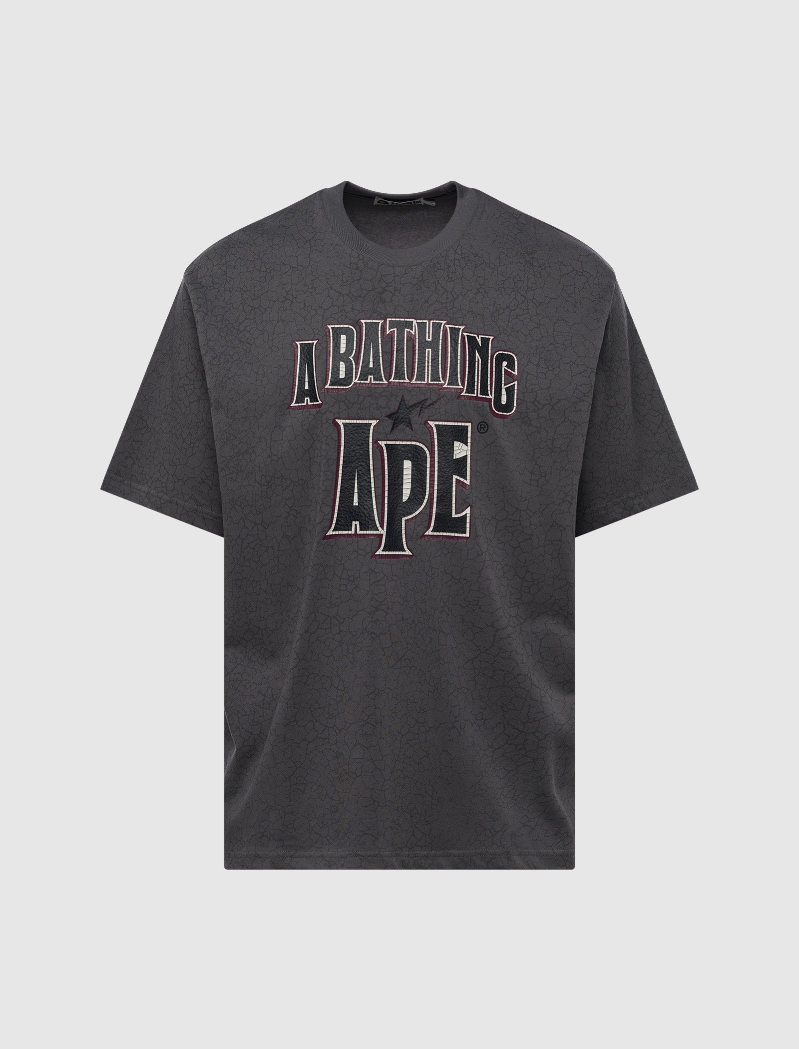 Оригінальна Crack Print Logo Tee A bathing ape – боковий вид